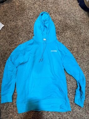 Peloton Turquoise Blue Pullover Hoodie